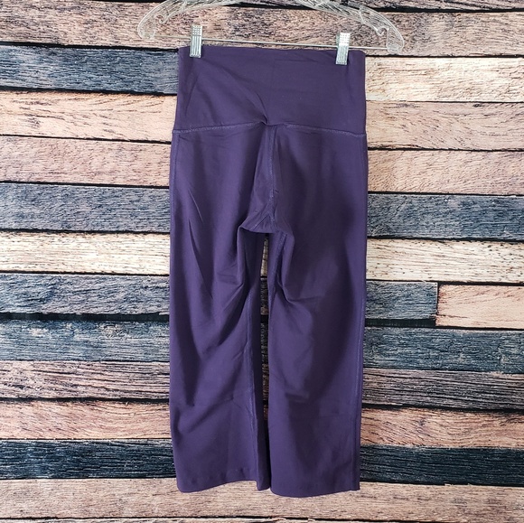 Inner Waves Organics Yoga Capri Purple NWT - Picture 3 of 3